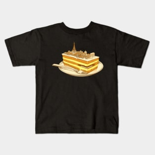 Hungry for Travels: Slice of Paris Kids T-Shirt